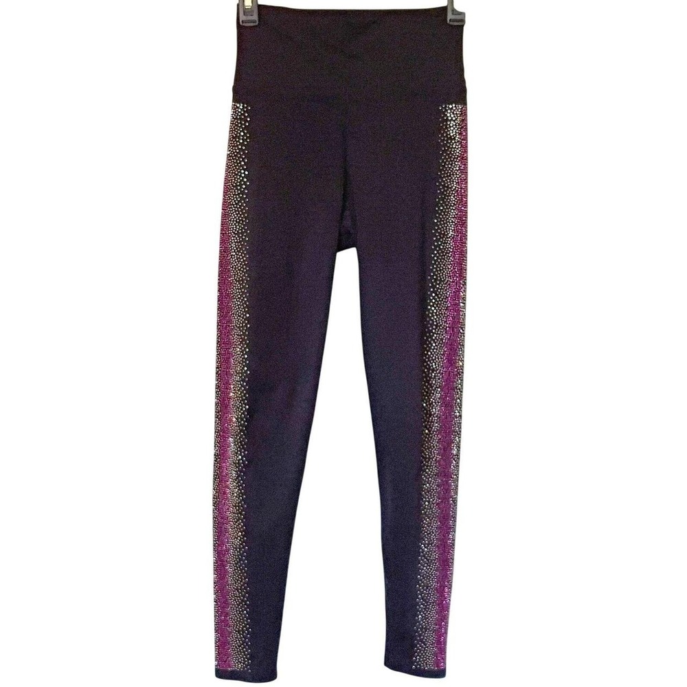 Beach Riot Leggings Womens S Black Excellent Studded High Waisted Sport Active